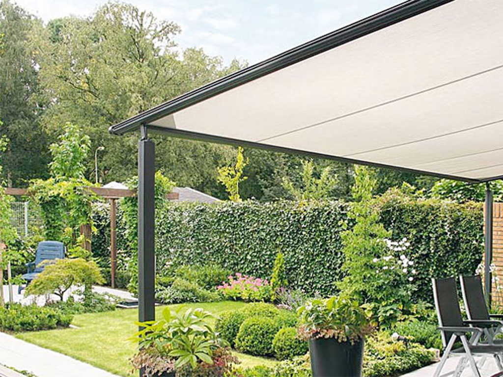 Pergola zonwering, kwaliteit van Erhardt Vincent zonwering